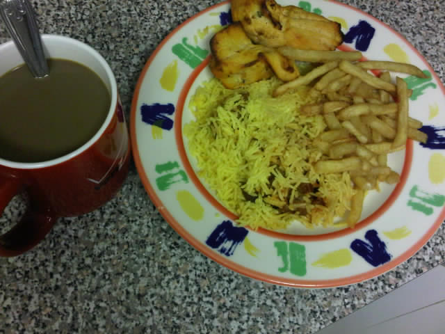 Leftovers for breakfast