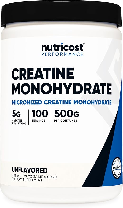 Ingredients
Creatine Monohydrate (micronized)

Directions
During the loading phase day 1 through 5, take 1 scoop four times daily. During the maintenance phase from day 6 forward, take 1 scoop daily. For best results, consume 1 scoop with 8-12 ounces of water or juice. Drink 8-12 glasses of water daily.